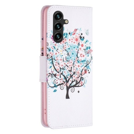 Чохол-книжка Colored Drawing Pattern  для Samsung Galaxy A56 5G - Tree