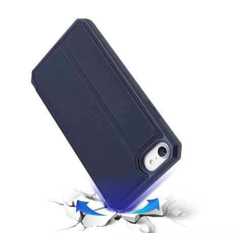 Чехол-книжка DUX DUCIS Skin X Series на iPhone SE 3/2 2022/2020/8/7 - синий