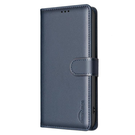 Чехол-книжка Litchi Texture RFID Anti-theft Leather для Motorola Edge 60 Pro - синий