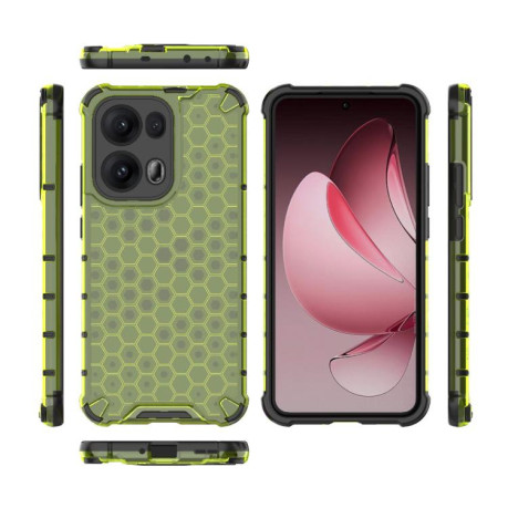 Протиударний чохол Honeycomb на OPPO Reno13 Pro 5G Global - зелений