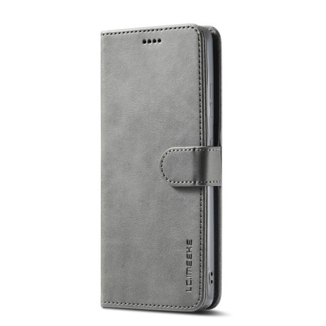Чехол книжка LC.IMEEKE Calf Texture на Samsung Galaxy S21 Ultra - серый