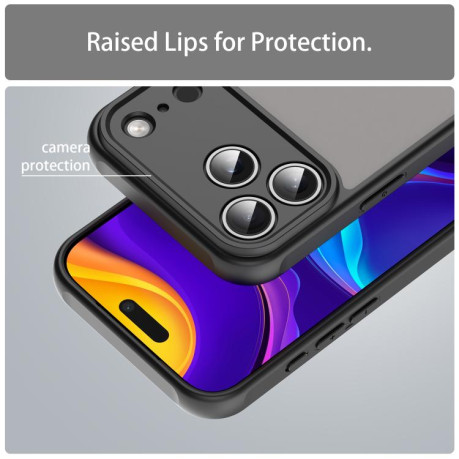 Чехол Fan Dun Series TPU Hybrid PC на iPhone 17 Pro Max - черный