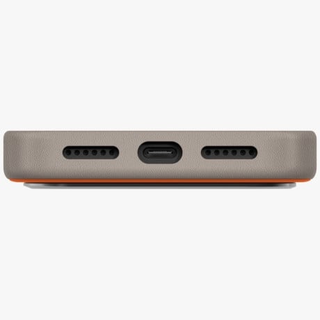 Оригинальный чехол Uniq Lyden DS Magclick Charging на iPhone 17 Pro Max  - Orange-Gray