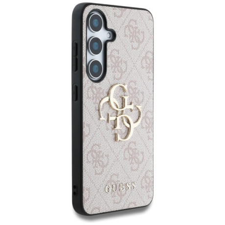 Оригинальный чехол Guess Big 4G Logo Classic Logo  для Samsung Galaxy S25 - Pink