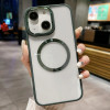 Протиударний чохол Acrylic Magsafe для iPhone 15 - зелений