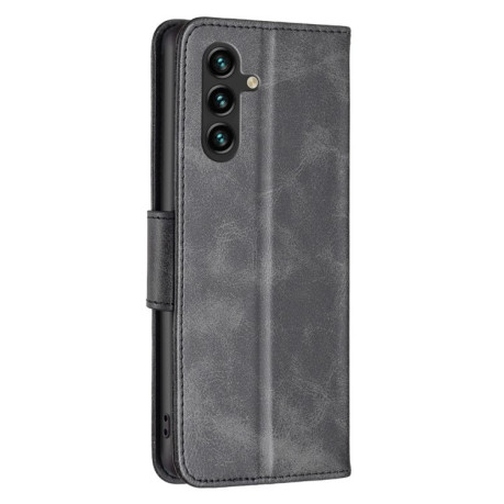 Чохол-книжка Retro Lambskin Texture для Samsung Galaxy A35 - чорний