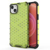 Противоударный чехол Honeycomb на iPhone 15 Plus - зеленый