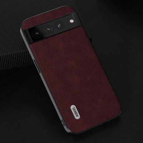 Протиударний чохол ABEELDream Litchi Texture PU для Google Pixel 8 Pro - фіолетовий