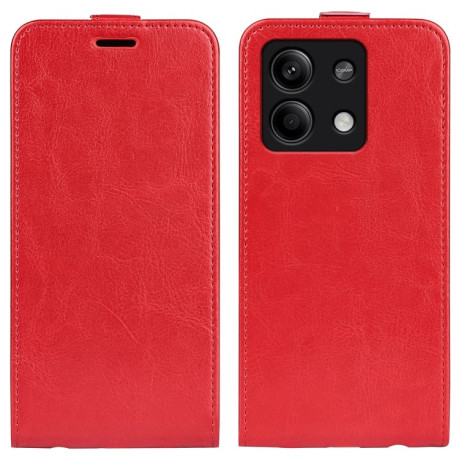 Флип-чехол R64 Texture Single на Xiaomi Redmi Note 13 5G - красный