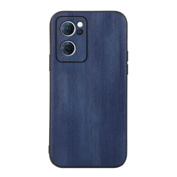 Защитный чехол Version Cow Texture для OPPO Reno7 5G  - синий