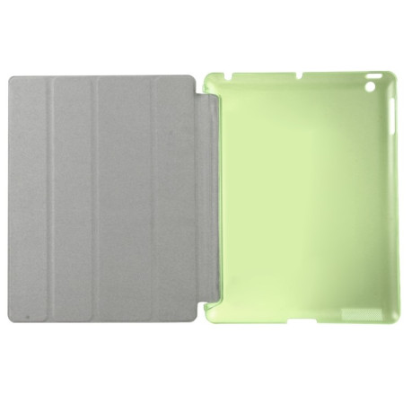 Чехол Solid Color зеленый Sleep/Wake up для iPad 2, 3, 4