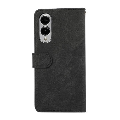 Чохол-книжка ABEEL Color Block Magnetic RFID Leather для Samsung Galaxy S25 Edge 5G - чорний