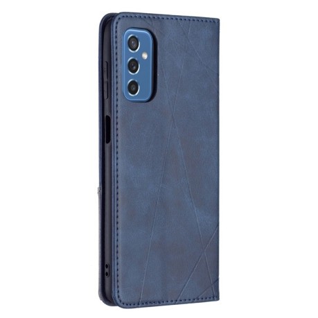 Чехол-книжка Rhombus Texture для Samsung Galaxy M52 5G - синий