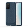 Протиударний чохол Carbon Fiber Texture на Samsung Galaxy Note 10 Lite - синій