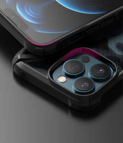 Оригінальний чохол Ringke Fusion X Design на iPhone 13 Pro Max - Camo black
