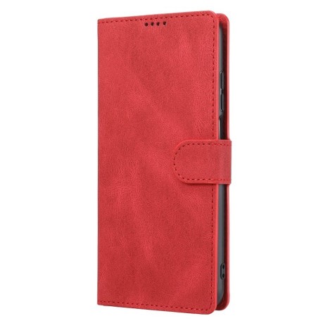 Чехол-книжка Fantasy Classic Skin-feel для Xiaomi Redmi Note 11 / Poco M4 Pro 5G - красный