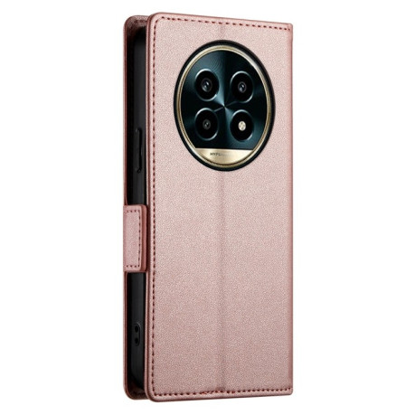 Чехол-книжка Side Buckle Magnetic Frosted Leather для Realme 13 Pro / 13 Pro+ Global - золото