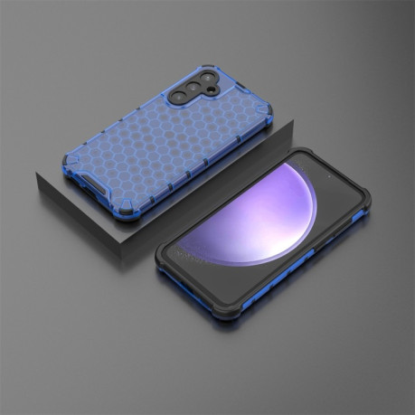 Противоударный чехол Honeycomb на Samsung Galaxy S23 FE 5G - синий