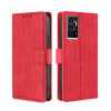 Чехол-книжка Skin Feel Crocodile Texture для Vivo V23e / S10e - красный