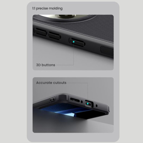 Протиударний чохол NILLKIN Super Frosted для OnePlus 13R/Ace 5/Ace 5 Pro/13R - чорний