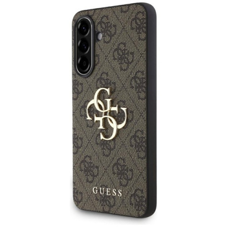 Оригинальный чехол Guess Big 4G Logo Classic Logo для Samsung Galaxy A36 - Brown