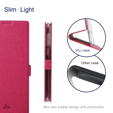 Чохол-книжка ViLi K Series для Samsung Galaxy S21 Ultra - червоний
