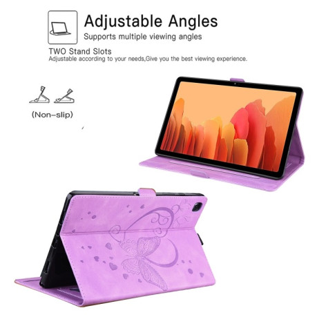 Чохол-книжка Love Butterfly Pattern для Xiaomi Pad 5/5 Pro - фіолетовий