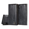 Шкіряний чохол-книжка CaseMe 003 Series Wallet Style з вбудованим магнітом на iPhone X / XS-чорний