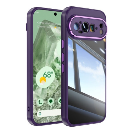 Протиударний чохол Acrylic Hybrid TPU Armor Shockproof для Google Pixel 9 Pro XL - фіолетовий