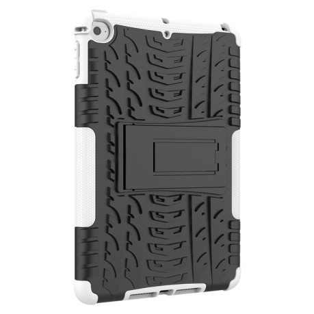 Противоударный чехол Tire Texture на iPad Mini 5 2019-белый