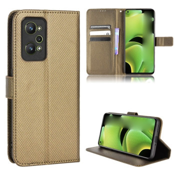Чохол-книжка Diamond Texture для   Realme GT Neo 3T/GT Neo2/GT2 - коричневий