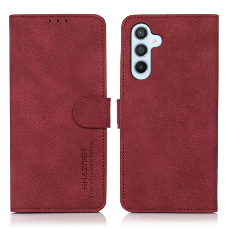 Чехол-книжка KHAZNEH Matte Texture для Samsung Galaxy A56 5G - красный