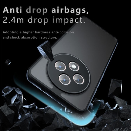 Протиударний чохол Armor Precise Hole PC Hybrid TPU для OPPO Reno12 F/Reno12 FS/F27 - прозорий