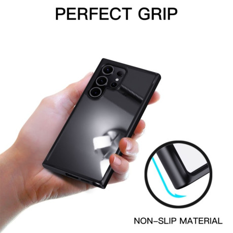 Противоударный чехол Ming Shield Hybrid Frosted для Samsung Galaxy S24 Ultra 5G - черный