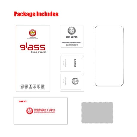 Захисне Скло ENKAY 0.18mm High Aluminum-silicon на Xiaomi 15T Pro 5G