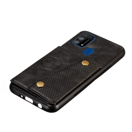 Протиударний чохол Magnetic with Card Slots Samsung Galaxy M31 - чорний