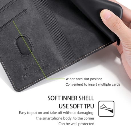 Чохол-книжка Contrast Color для Infinix Note 40 Pro 5G - Black + Grey