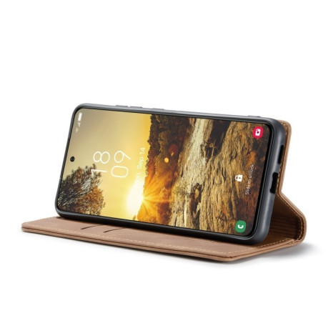Чохол-книжка CaseMe-013 Multifunctional для Samsung Galaxy S24 FE 5G - коричневий