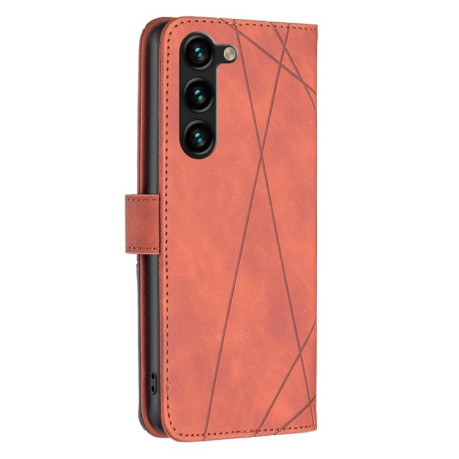 Чохол-книжка Rhombus Texture для Samsung Galaxy S25+ 5G - коричневий