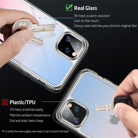 Стеклянный чехол ESR Ice Shield Series на iPhone 11 Pro -прозрачный