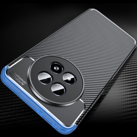 Ударозащитный чехол HMC Carbon Fiber Texture на Realme 13 5G/12 5G/12X 5G - черный