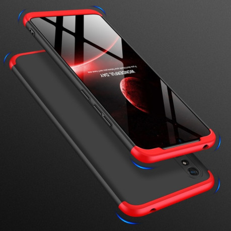 Противоударный чехол GKK Three Stage Splicing на Xiaomi Redmi 9A - черно-красный