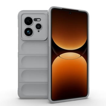 Силиконовый чехол Magic Flannel для Realme GT 7 Pro 5G - серый