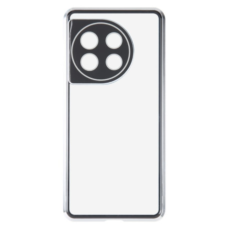 Двосторонній магнітний чохол Magnetic Angular Frame для OnePlus 11 - сріблястий