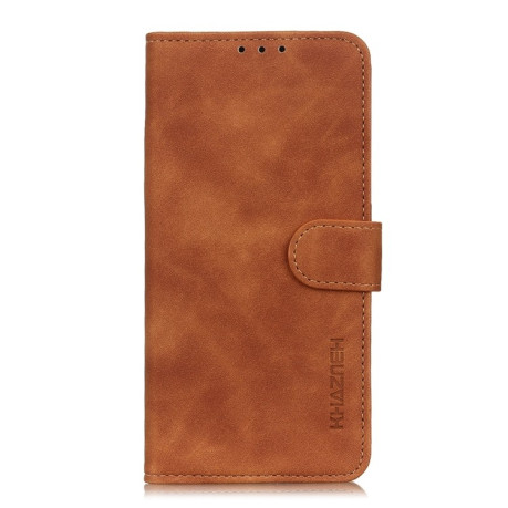 Чехол-книжка KHAZNEH Cowhide Texture на Samsung Galaxy A16 5G - коричневый