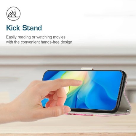 Чехол-книжка Painted Marble Pattern для Realme 12+ 5G/12 4G/13 4G - синий