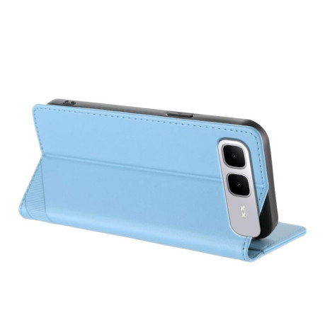 Чехол-книжка с фактурой Multi-functional Wallet Retro на Infinix Smart 10 Plus 4G - голубой