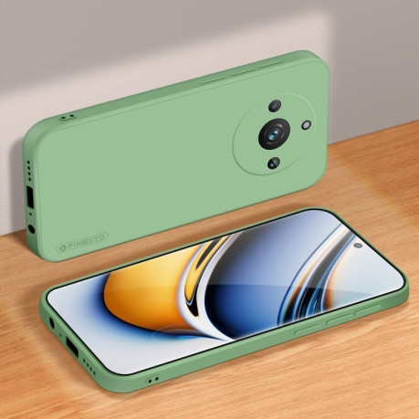 Противоударный чехол PINWUYO Sense Series для Realme 11 4G - зеленый