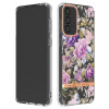 Противоударный чехол Flowers and Plants Series для Samsung Galaxy A33 5G - Purple Peony