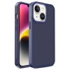 Противоударный чехол Skin Feel для iPhone 15 Plus - синий